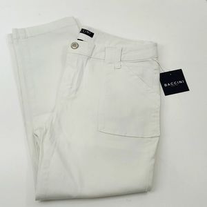 Baccini white pants size 8